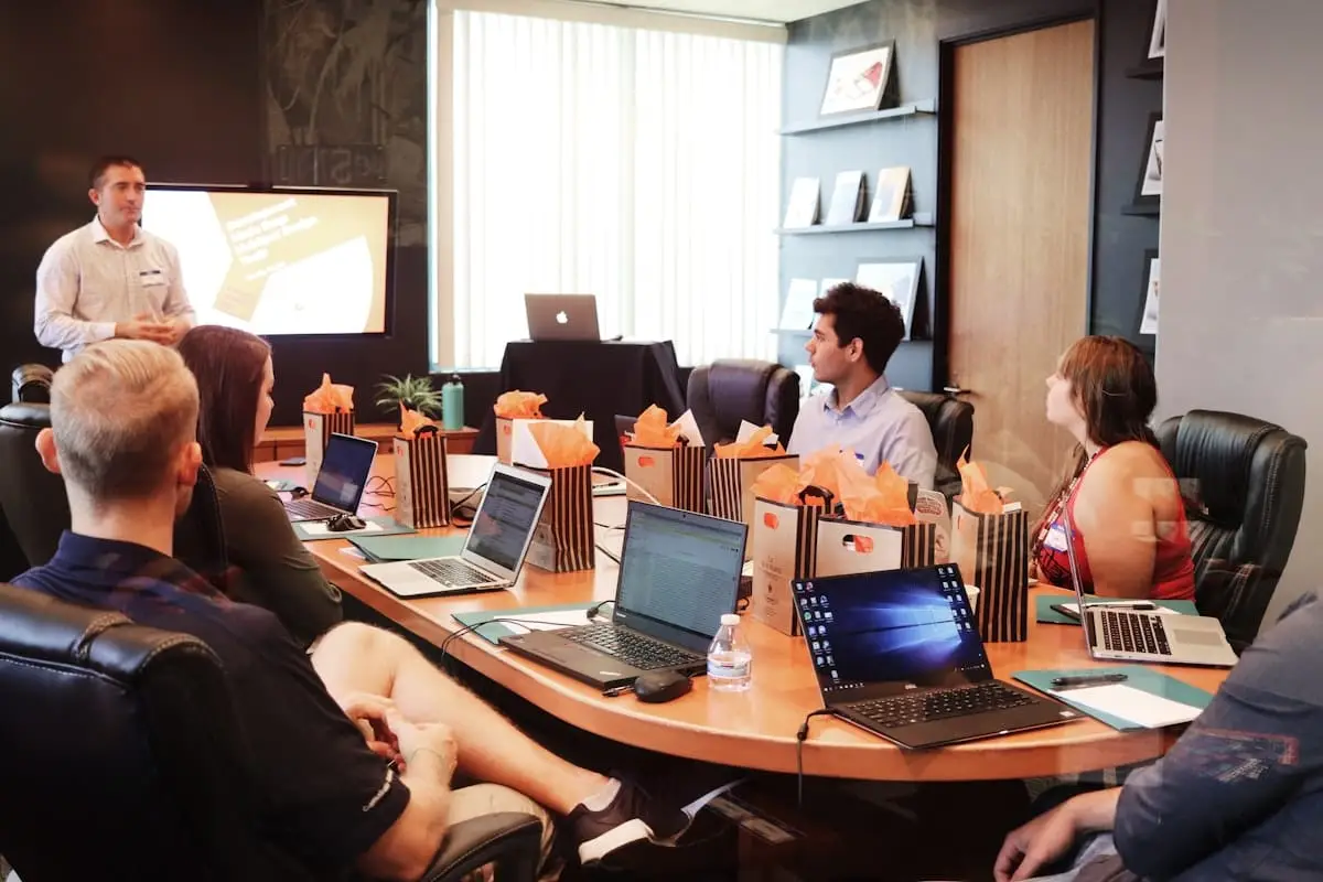 Business team reviewing growth strategy — Philippine MSME scaling